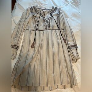 Boho style baby doll dress